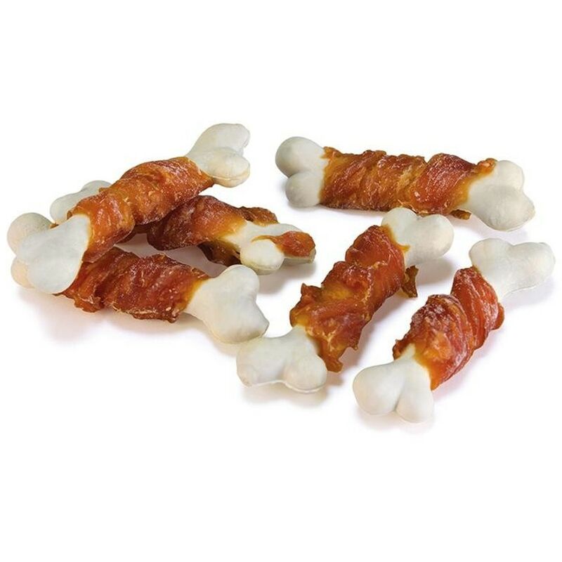 foto del prodotto snack per cani ossa di pollo 1 kg offerta esclusiva