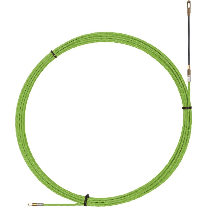 foto del prodotto snake am6.040 sonda spiralata poliestere, 40 m 6 mm, verde arnocanali