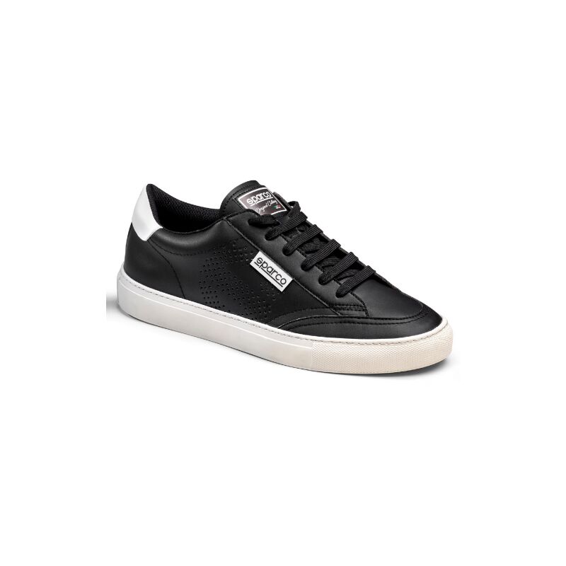 foto del prodotto sneakers s time smart casual con tomaia in pelle sintetica e foderata bianca nera n.40 e suola casual in gomma nero bianco 40