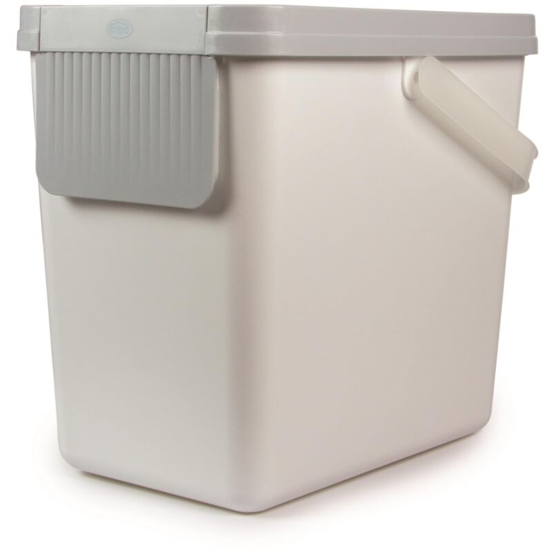 foto del prodotto snips pattumiera differenziata 25l, bidone spazzatura differenziata da interno, esterno e cucina impilabile 26x36x34, secchio spazzatura e adesivi