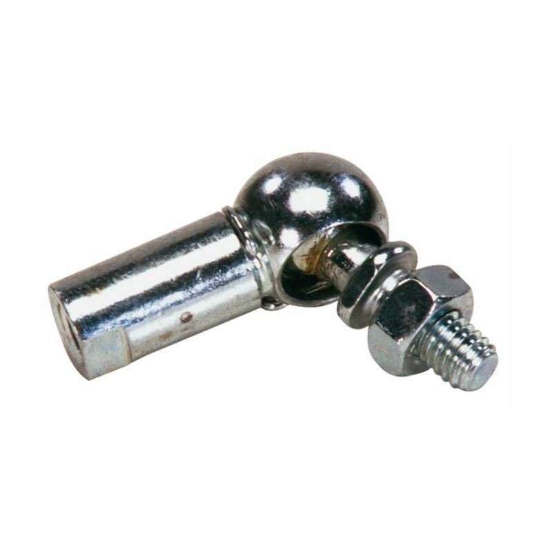 foto del prodotto snodo in acciaio destro filetto m10x1,5 con dado e anello