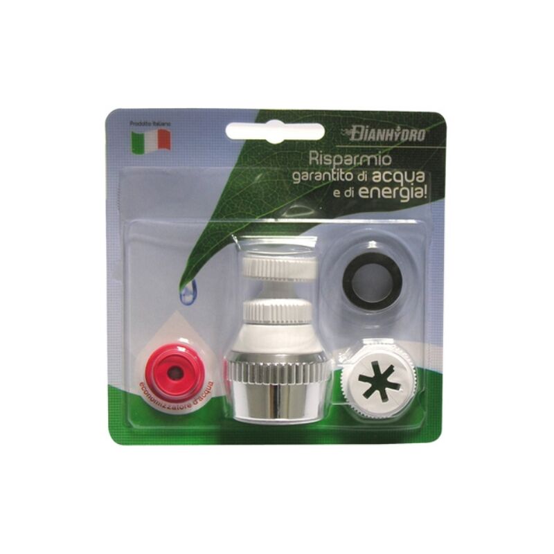 foto del prodotto snodovite completo di adattatore e guarnizione cromo dh