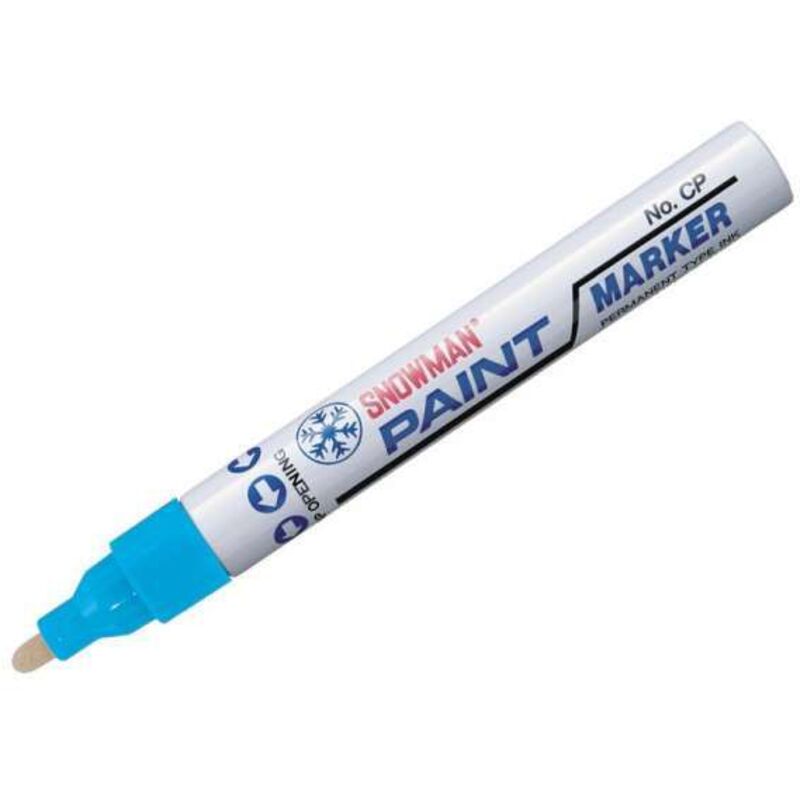 foto del prodotto snowman pennarello marcatore azzurro p210 punta 4,5mm