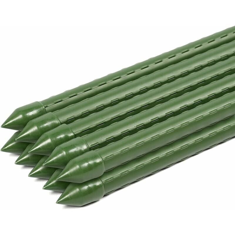 foto del prodotto snq 10 pali per piante, supporti e asta di supporto, pali per giardino interno esterno lunghezza 60 cm 8 mm 
