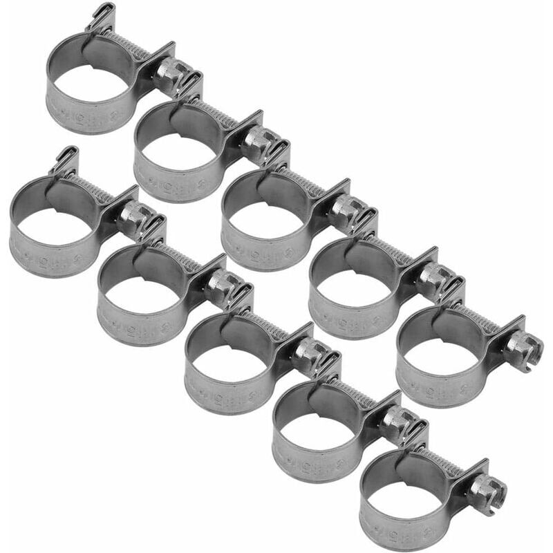 immagine 0 del prodotto snq 10 pezzi 304 mini morsetti sanitari in acciaio inossidabile 13 15 mm 