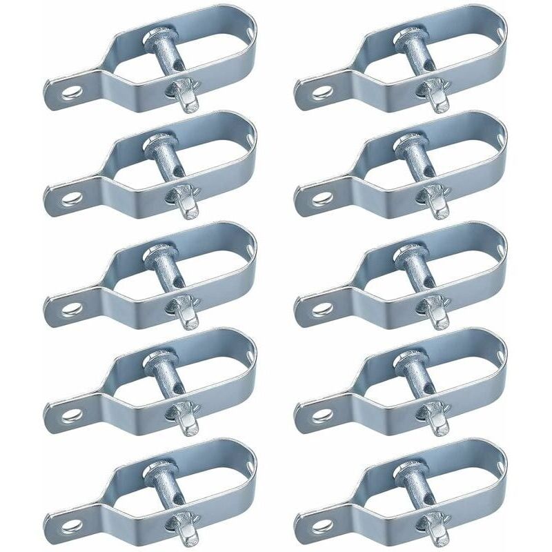 foto del prodotto snq 10 pezzi tenditore per fune metallica, tenditore per recinzione, tenditori per filo spinato, kit di connettori tenditore per fune metallica per