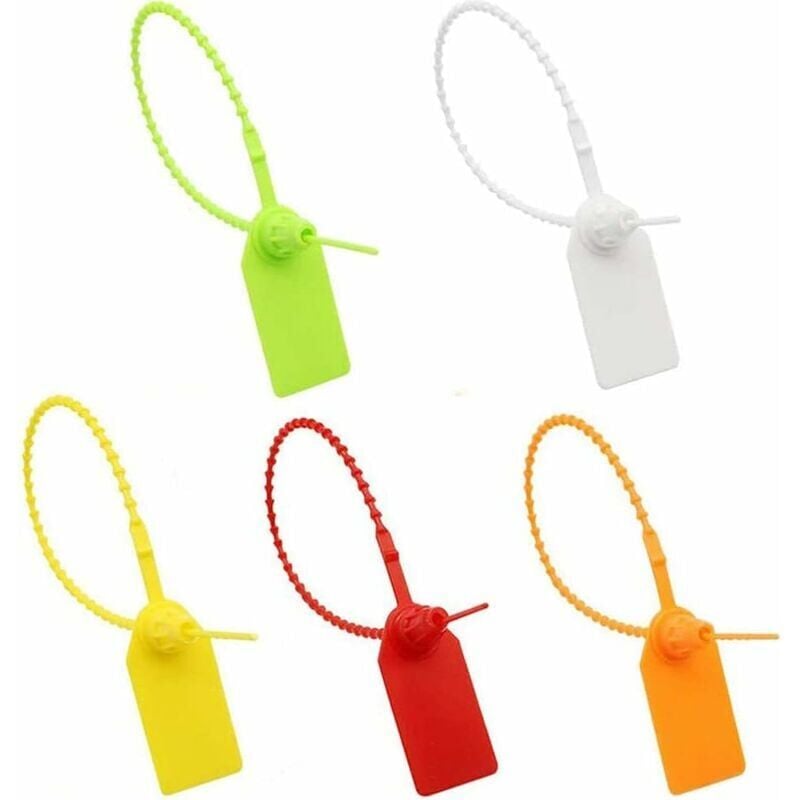 immagine 0 del prodotto snq 100 pezzi etichette per fascette in plastica, etichette per cavi, fascette in plastica, etichette per fascette per cavi per abbigliamento