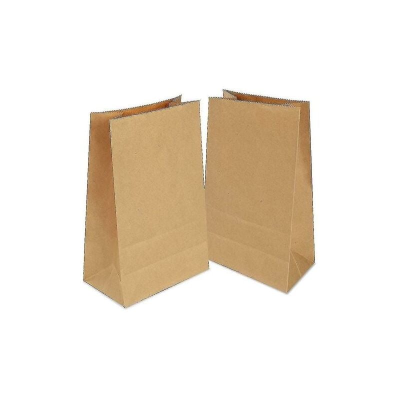foto del prodotto snq 100 sacchetti di carta kraft, 9 x 18 x 5,5 cm, sacchetti di carta piccoli, sacchetti regalo 100 carta kraft riciclata marrone 