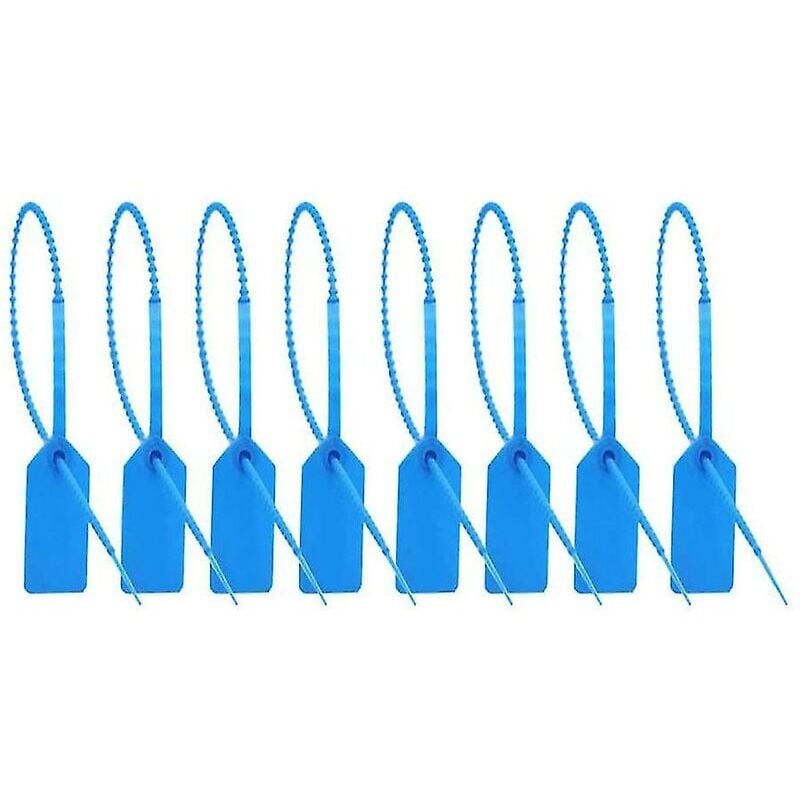 foto del prodotto snq 100 sigilli antimanomissione in plastica per etichette di sicurezza da 250 mm 1 di lunghezza