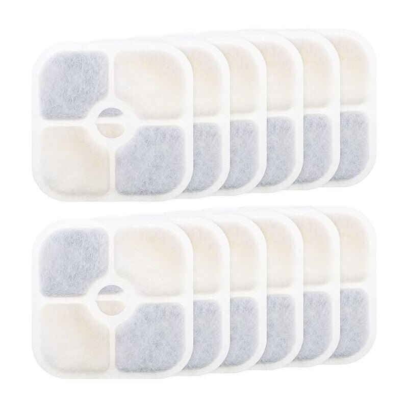 foto del prodotto snq 12 filtri per fontanella per catit pixi 43717 filtro a carbone attivo alta qualit purificante ricarica filtri per fontanelle per