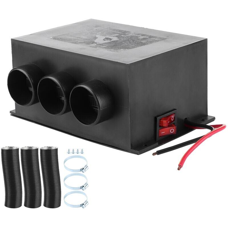 foto del prodotto snq 12v 300w riscaldatore portatile per auto 3 fori sbrinatore ventilatore riscaldamento invernale riscaldatore parabrezza sbrinatore fendinebbia
