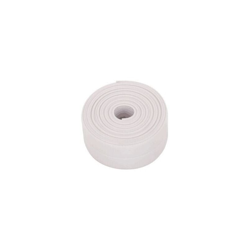 foto del prodotto snq 1pc bianco rotoli striscia sigillante impermeabile, guarnizione per bagno, nastro adesivo in pvc per cucina, toilette, vasca da bagno