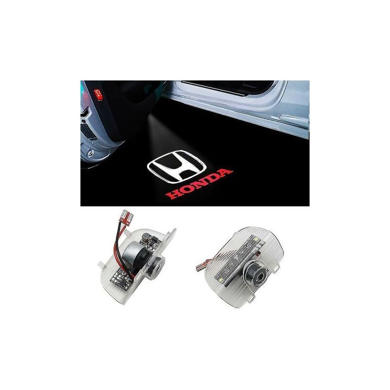 foto del prodotto snq 2 pezzi di illuminazione di benvenuto per honda accord spirior odyssey cr z elysion proiettore a led illuminazione laser logo porta luminosa