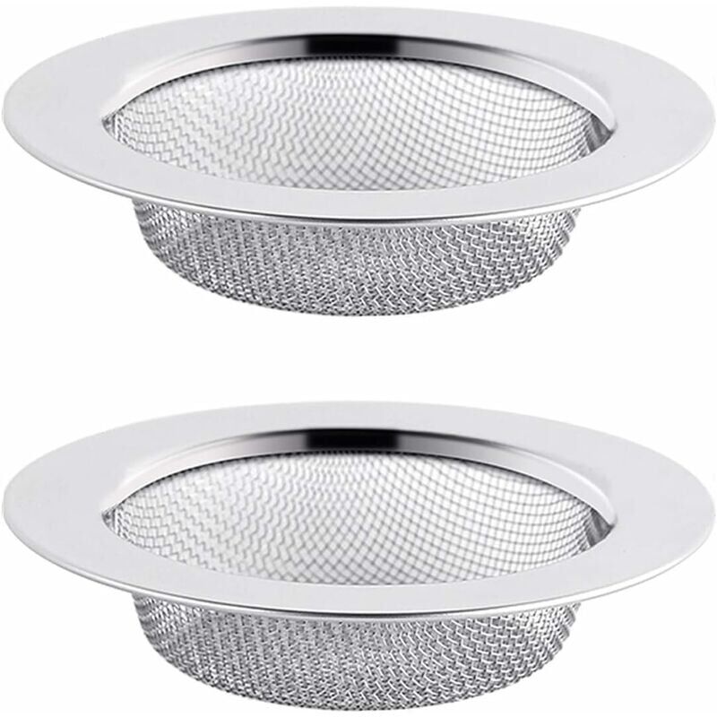 foto del prodotto snq 2 pezzi filtro per lavello in acciaio inox, filtro di scarico da 7,5 cm, filtro per lavello, filtro per lavello, filtro per lavello da cucina