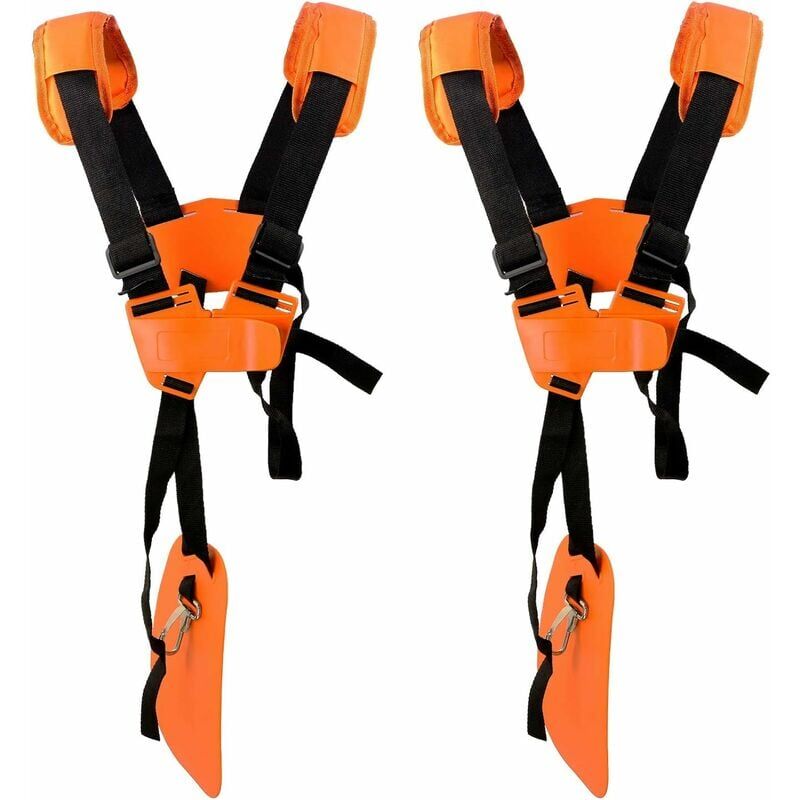 foto del prodotto snq 2 spallacci regolabili inclusi imbracatura per decespugliatore per tosaerba con cintura in nylon, per giardinaggio o decespugliatore per
