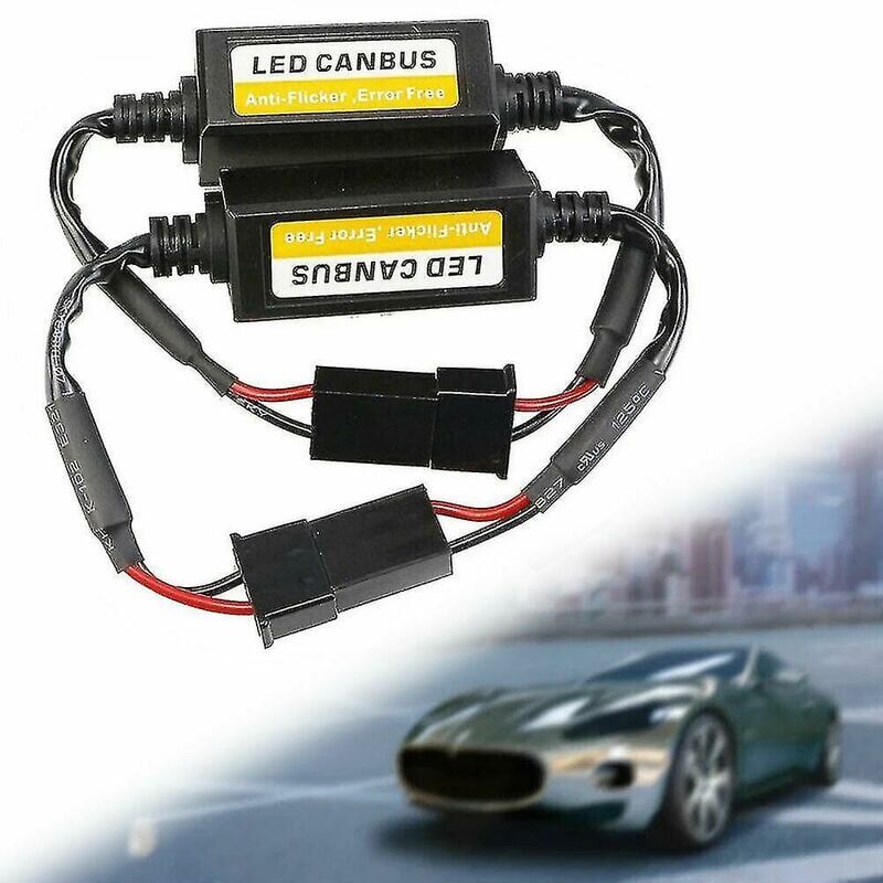foto del prodotto snq 2x h7 led headlight canbus error free warning resistors decoder anti flicker uk