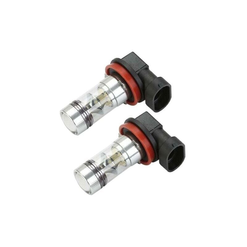 foto del prodotto snq 2x h8 h11 h16 6000k bianco 100w lampadina led ad alta potenza per fendinebbia