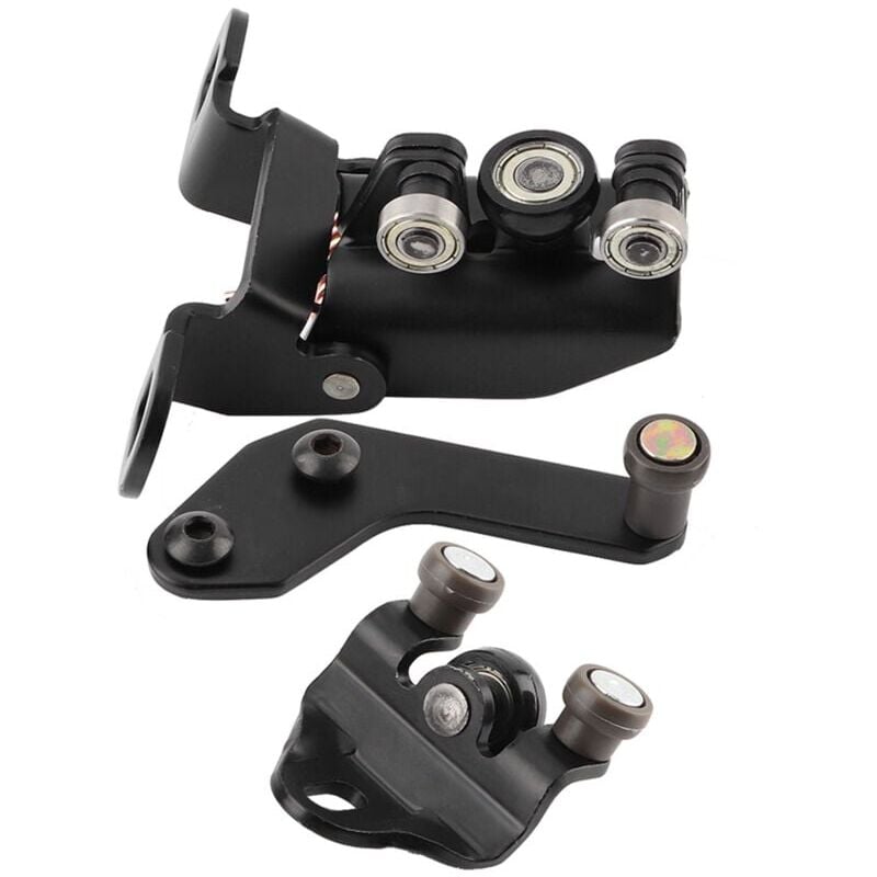 foto del prodotto snq 3 pezzi guida a rulli per porta scorrevole auto per ford transit 00 13 ac11 v268k35
