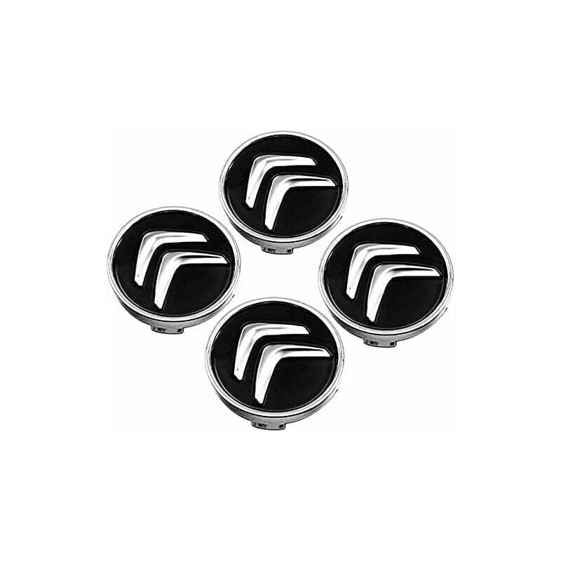 foto del prodotto snq 4 coprimozzi da 60 mm per citro n c4 picasso c3 berlingo c5 x7 c2 c1 ds3 zx xsara c8 ds ds4. coprimozzi con stemma sulle ruote. accessori per