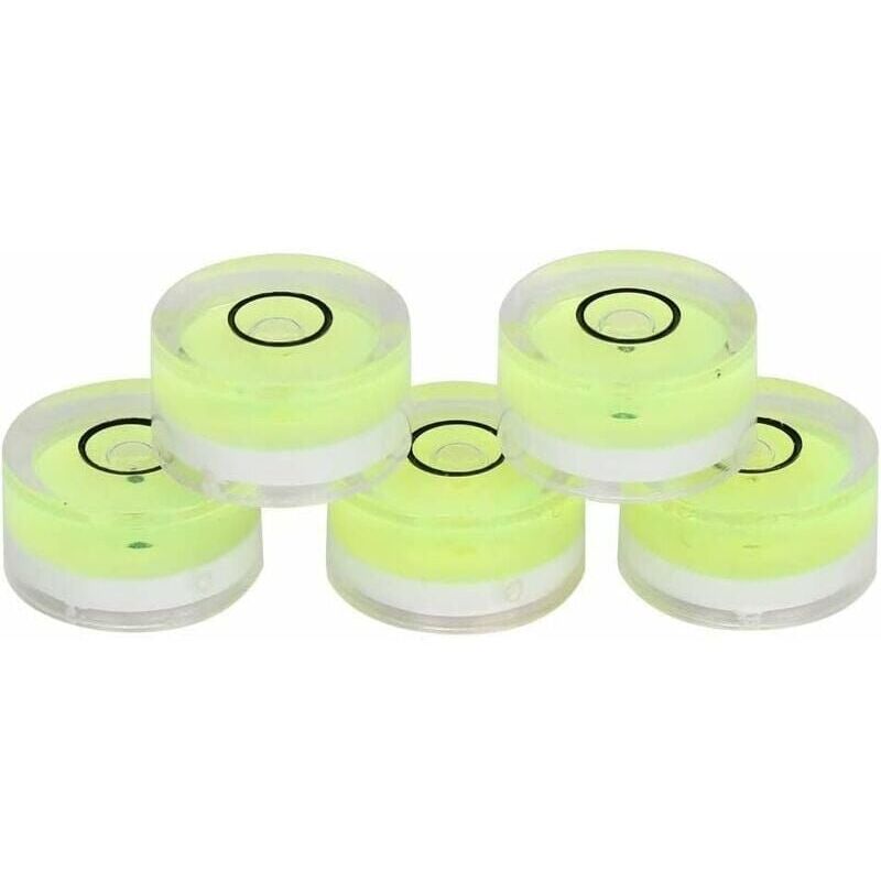 foto del prodotto snq 5 pezzi 15mm livella circolare livella a bolla rotonda mini livella rotonda bolla per bilancia bilancia per calibrazione orizzontale della