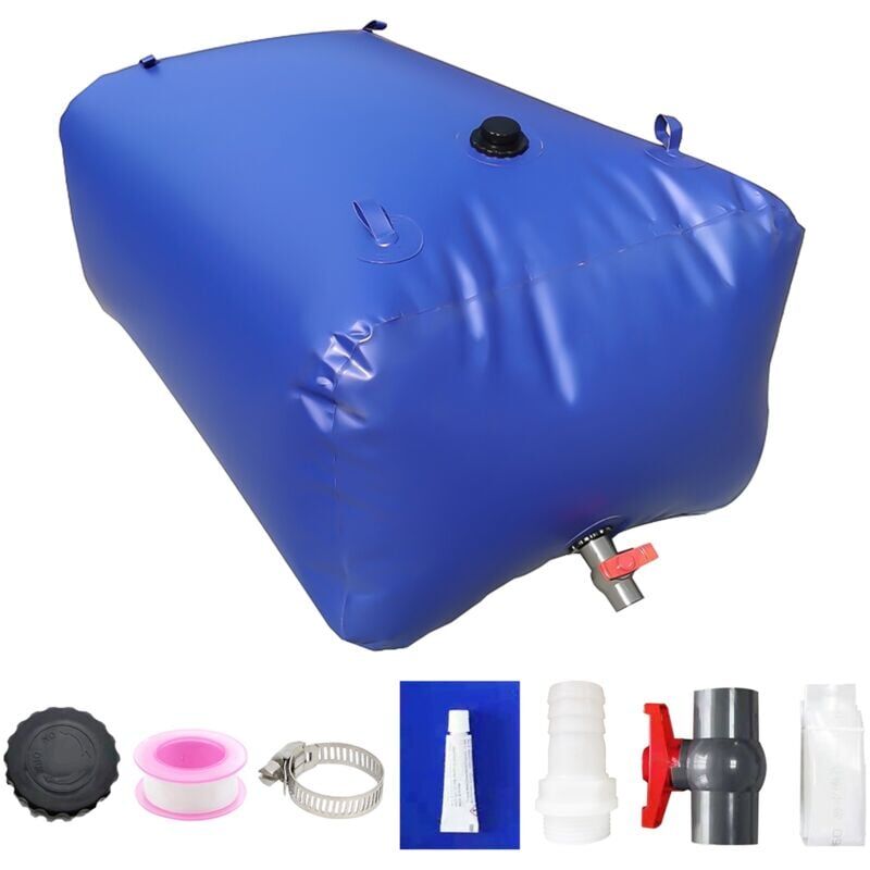 foto del prodotto snq 50l sacca di stoccaggio dell acqua, serbatoio d acqua portatile pieghevole sacca d acqua morbida sacca di stoccaggio dell acqua contenitori a
