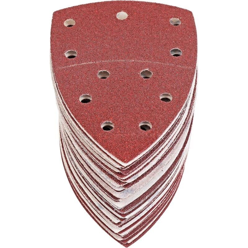 foto del prodotto snq 60 fogli abrasivi triangolari carta vetrata triangolare mouse delta sander, 105 x 152 mm, grana p40 60 80 120 180 240