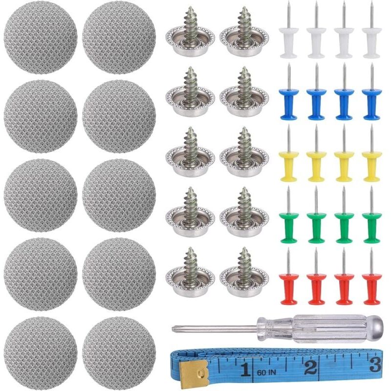 foto del prodotto snq 65 pcs boutons d outils de toit de voiture bouchons vis de fixation de d coration de voiture r paration de toit de voiture boucle de