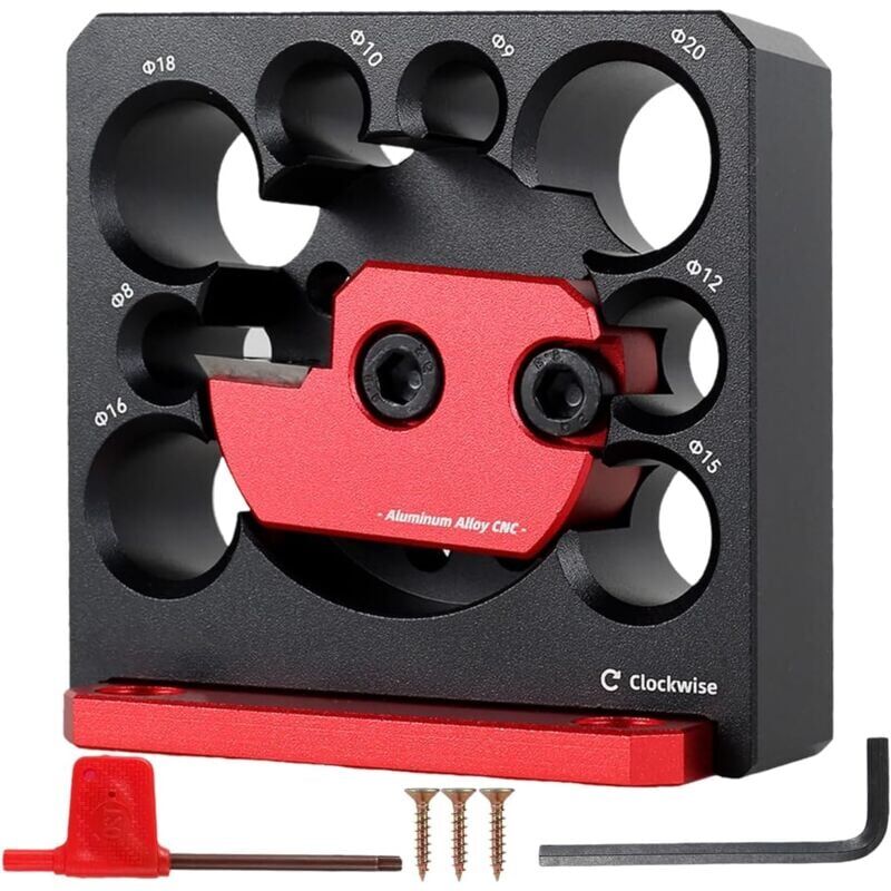 foto del prodotto snq 6pcs dowel maker kit metric 8 mm 20 mm coraire r glable avec une lame de carbure de forage lectrique dowel dowel round auxiliary tool pour