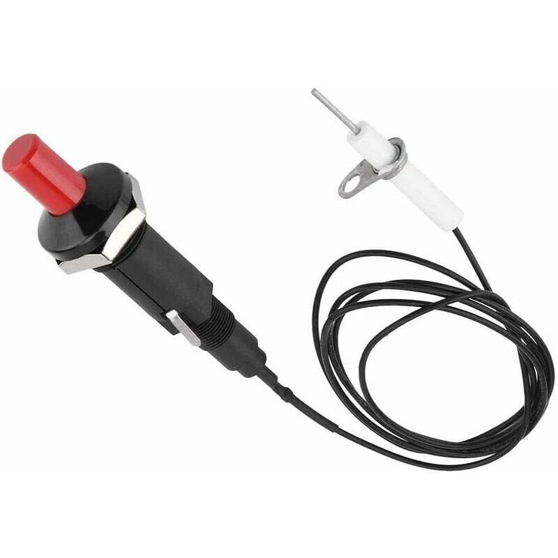foto del prodotto snq accensione piezoelettrica, accenditore piezoelettrico, accenditore a pulsante, accenditore piezoelettrico professionale in plastica pp con cavo