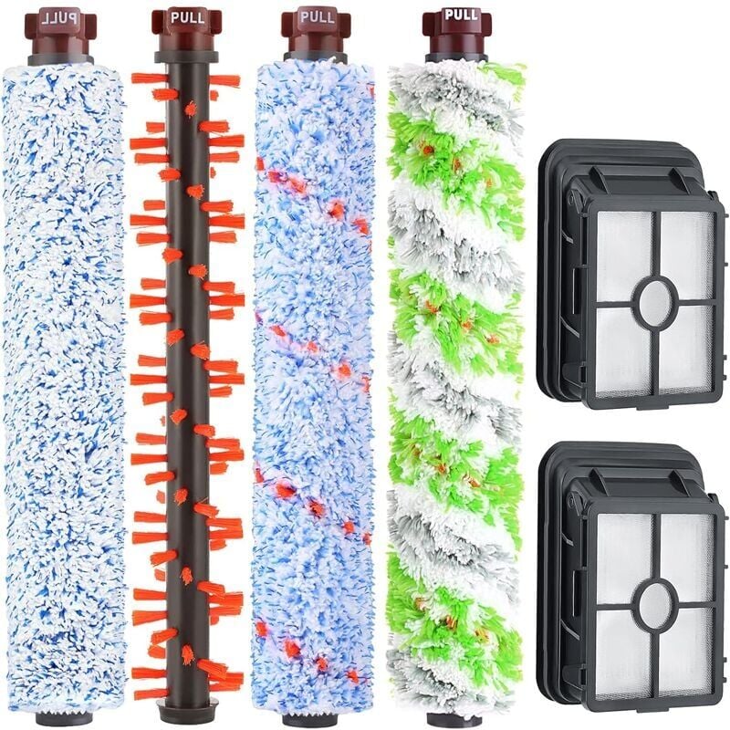 foto del prodotto snq accessoire de filtre en rouleau de brosse 4 pi ces compatible avec bissell crosswave 17132, 2225n, 2582n, 25821, 2519, 1785, s rie 1926, brosse
