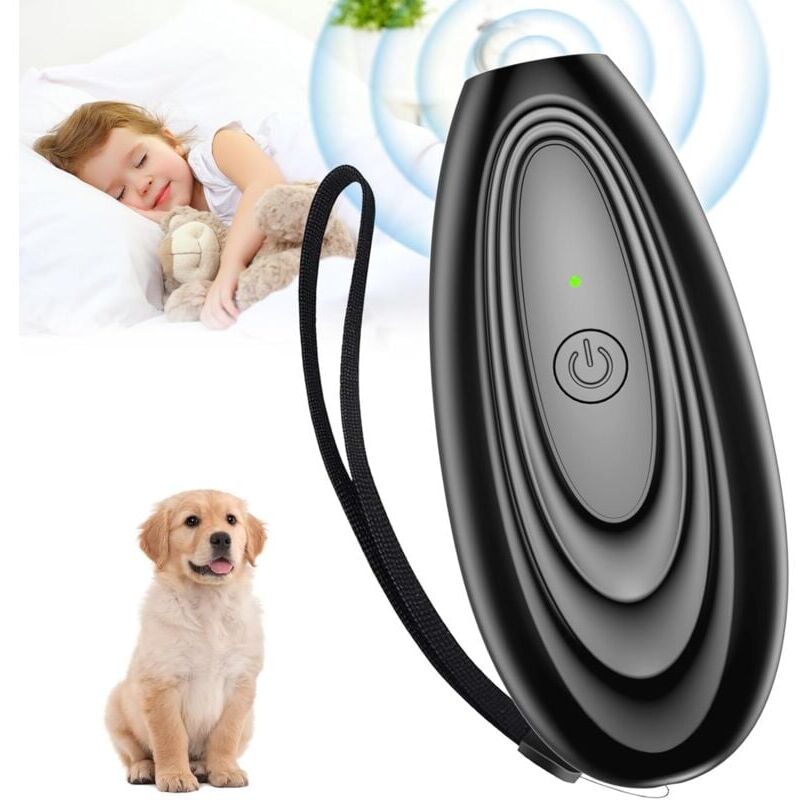 foto del prodotto snq accessori per l addestramento del cane, antiabbaio per cani, dispositivo antiabbaio a ultrasuoni a frequenza variabile, efficace antiabbaio per