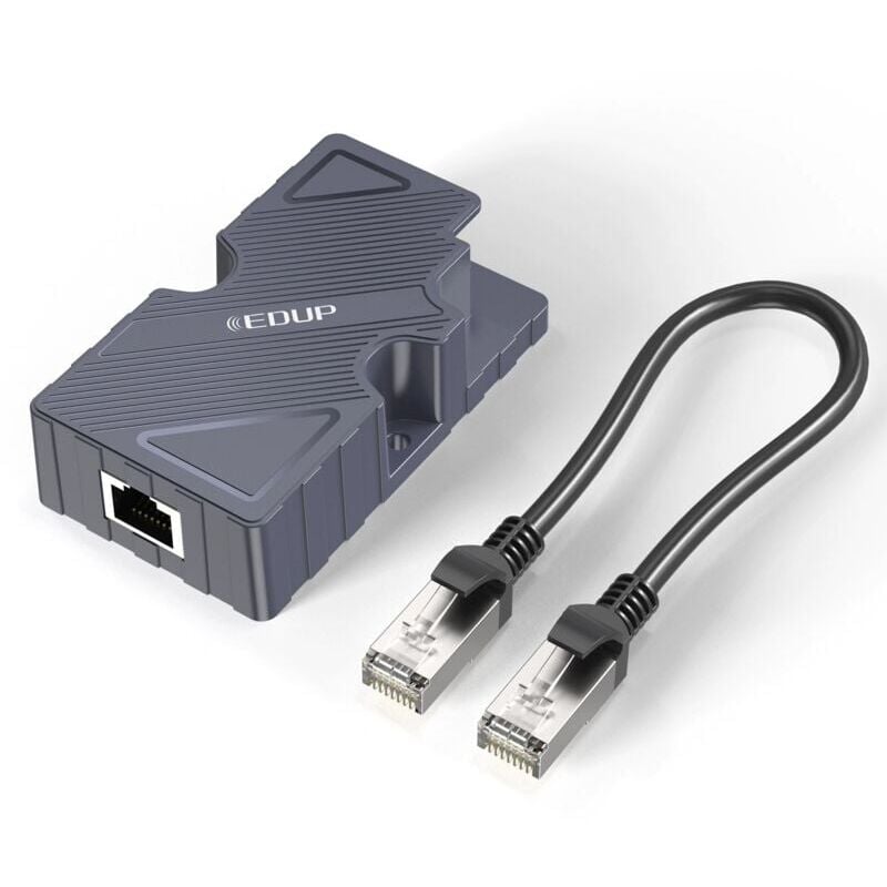 foto del prodotto snq adaptateur edup starlink dishy vers rj45, connecteur ethernet starlink injecteur starlink dishy v2 vers poe