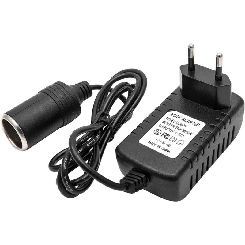 foto del prodotto snq adaptateur prise allume cigare 12v 2a, convertisseur adaptateur ac dc pour syst me de navigation, convertisseur de courant, convertisseur de