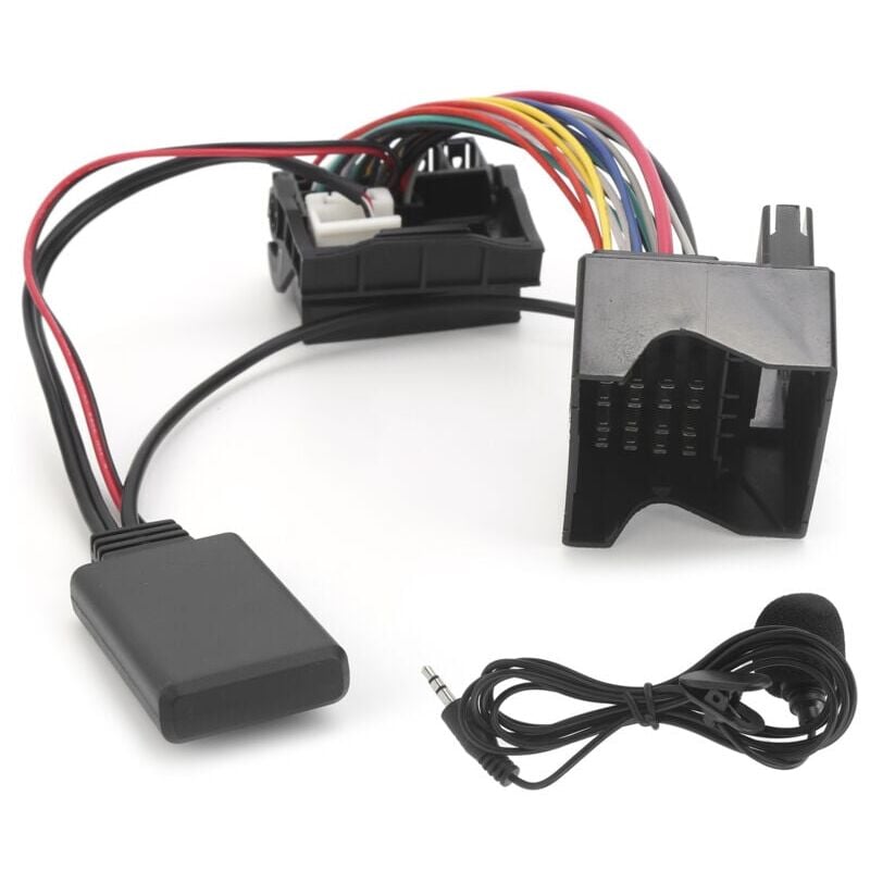 foto del prodotto snq adattatore audio per cavo aux in bluetooth 5.0 per auto adatto per citroen c2 c3 c4 c5 c6 con microfono