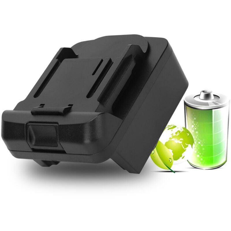 foto del prodotto snq adattatore per batteria, adattatore per batteria agli ioni di litio milwaukee m18, convertitore per batteria agli ioni di litio da 18 v bl1830,