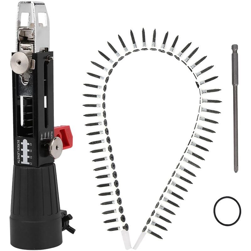 foto del prodotto snq adattatore per catena per trapano elettrico , mandrino da 41 mm a 46 mm, attacco per pistola per avvitamento rotante per legno per cartongesso,