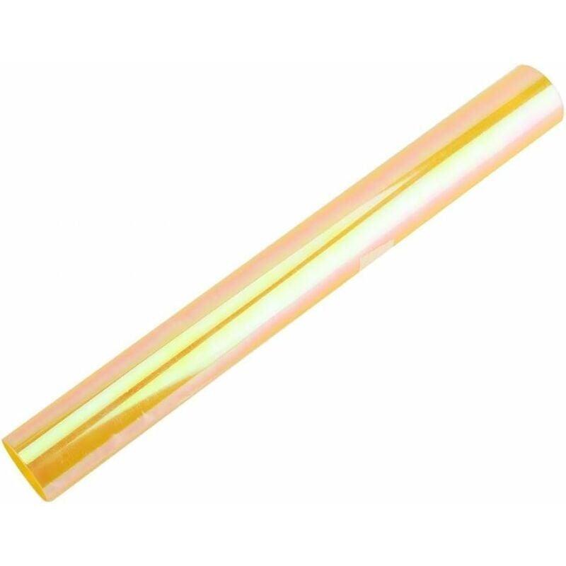 foto del prodotto snq adesivo per pellicola per fari auto, pellicola protettiva per vernice auto colorata per fari auto uv 30 120 cm oro 