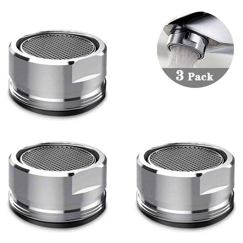 foto del prodotto snq aeratore per rubinetto m24, 3 pezzi accessori per rubinetto con filtro diffusore filtro per rubinetto per cucina e bagno