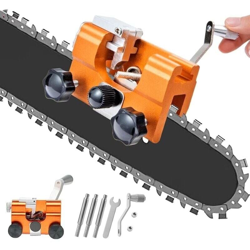 foto del prodotto snq affilatrice per motoseghe, attrezzo per affilatura motoseghe, facile da usare, kit per affilatura motoseghe, per tutti i tipi di motoseghe,