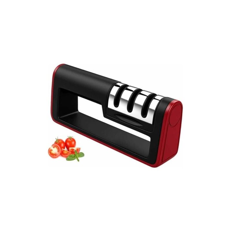 foto del prodotto snq aiguiseur de couteaux 3 en 1, aiguiseur de couteaux de cuisine professionnel pour diff rentes tailles de couteaux en acier inoxydable et en
