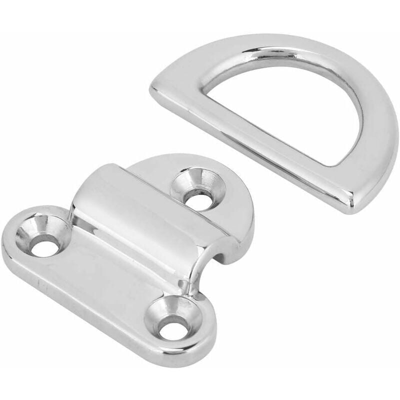 foto del prodotto snq anello di fissaggio a d da 8 mm in acciaio inox pieghevole per barche marine pad, anello di fissaggio, galloccia, ferramenta marina per yacht e
