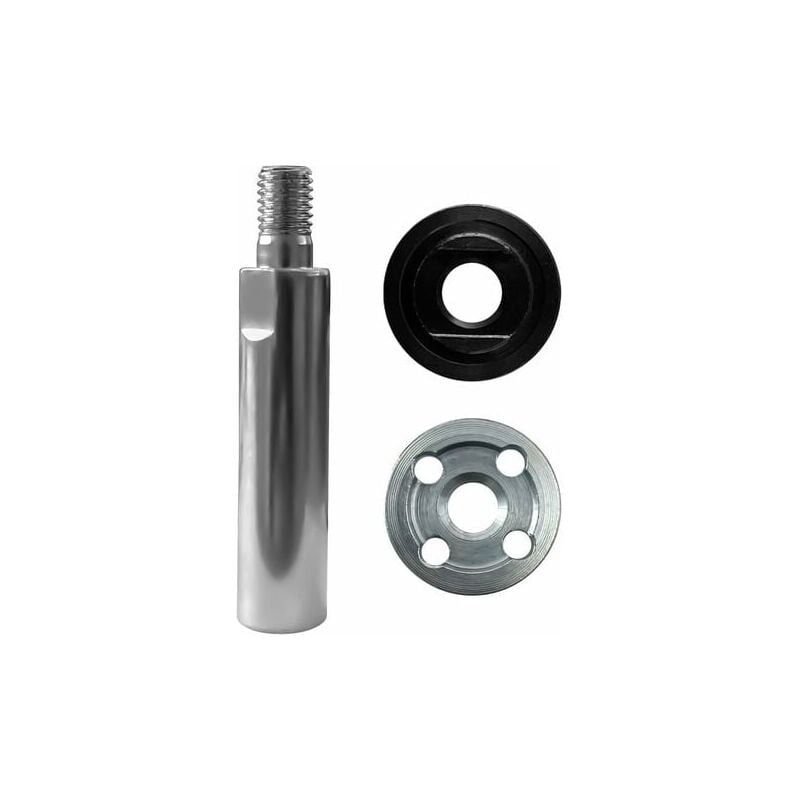 foto del prodotto snq asta di prolunga per smerigliatrice angolare modello 100, utensili per lucidatura con filettatura m10 con piastre di pressatura 80 mm 