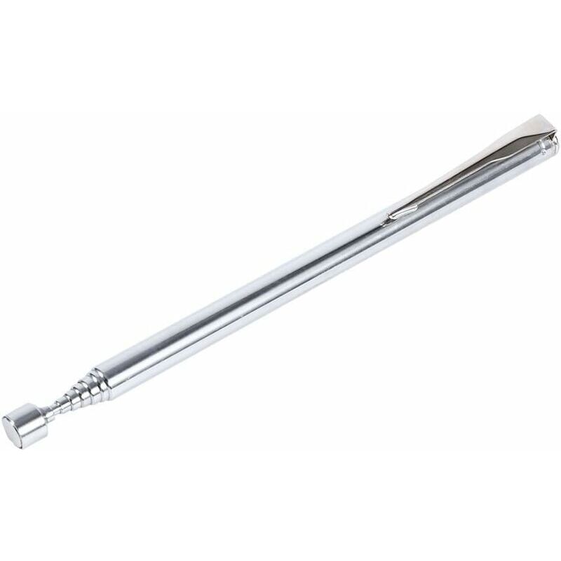 foto del prodotto snq asta telescopica magnetica portatile, facile da sollevare, con estensione magnetica, strumento portatile argento 