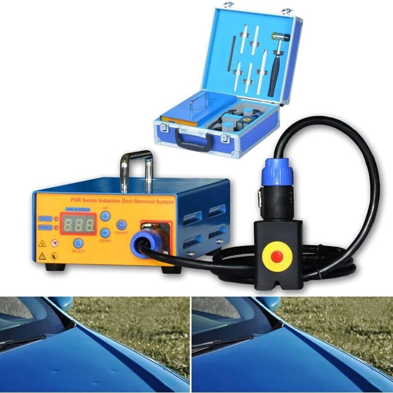 foto del prodotto snq attrezzatura per riscaldamento a induzione per riparazione ammaccature carrozzeria auto macchina portatile per riparazione lamiere per auto