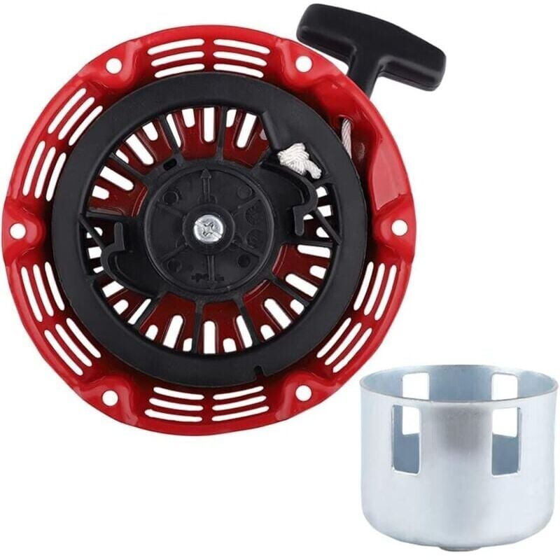 foto del prodotto snq avviamento a strappo per motore honda gx120 gx160 gx140 gx200 5,5 cv 6,5 cv, avviamento a strappo e 43 parti di ricambio per motorino di