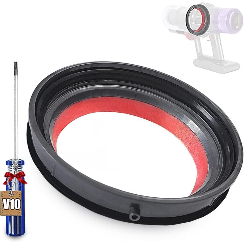 foto del prodotto snq bague d tanch it fixe pour dyson v10 sv12 aspirateur rechange accessoires, poubelle poussi re fixes avec tournevis torx