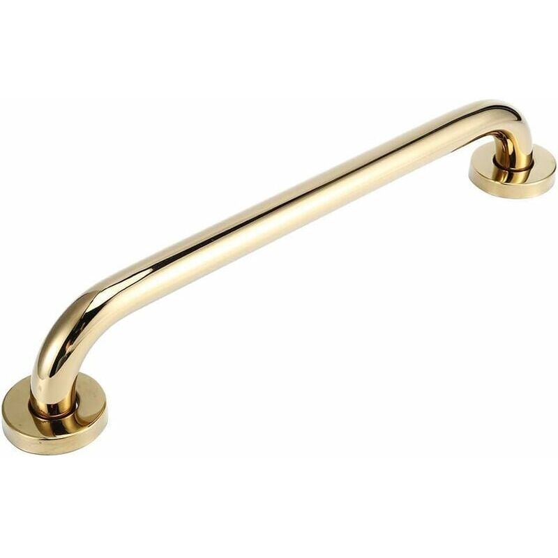 foto del prodotto snq barra di sicurezza per doccia, bagno, acciaio inossidabile, placcato oro, corrimano per vasca, barra di sicurezza per bagno, accessorio da 30 cm