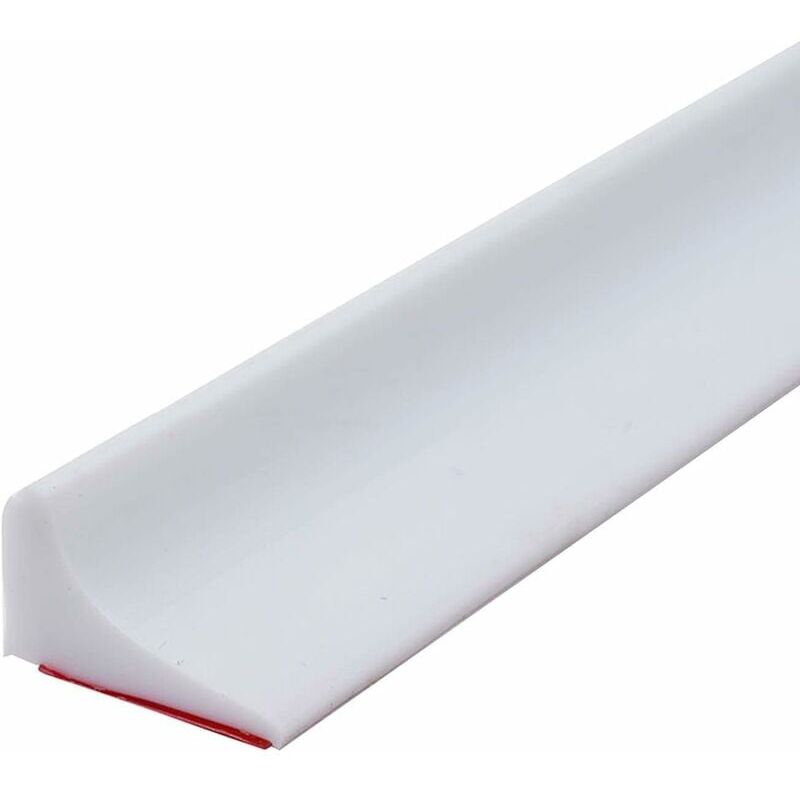 foto del prodotto snq bianco barriera doccia pieghevole da 100 cm, barriera anti acqua per soglia doccia, tappo anti acqua per cabine doccia in silicone in cucine e