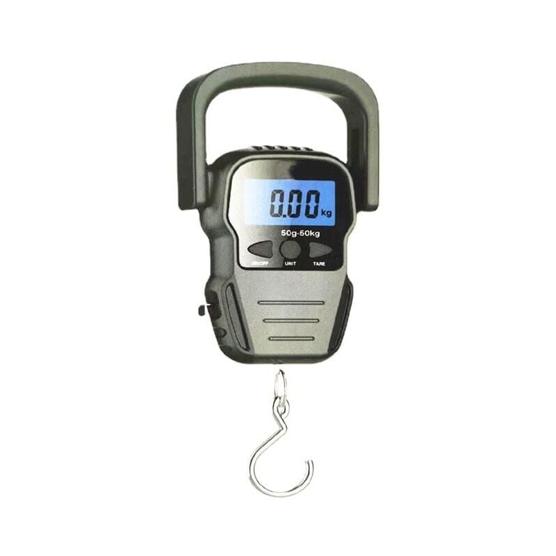 foto del prodotto snq bilancia elettronica per bagagli bilancia per valigie bilancia per valigie con lcd retroilluminato per viaggi, pesca e tiro con l arco, borsa