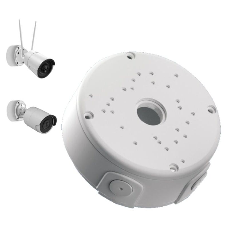 foto del prodotto snq bo te de jonction de base de 120 mm de profondeur pour cam ras de s curit , bo te de gestion des c bles pour cam ras ip cctv d me et bullet,